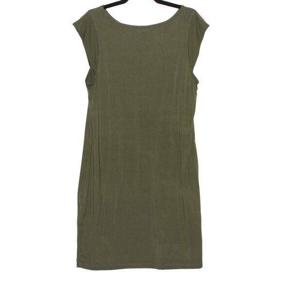 Apt.9 Green and Gold Bejeweled Tunic Size Large - Picture 3 of 4